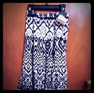 Black and white Boho Maxi